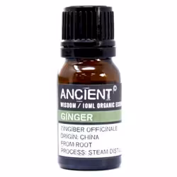 Ingefära Organic, Ginger, Eterisk Olja 10ml, Ancient Wisdom