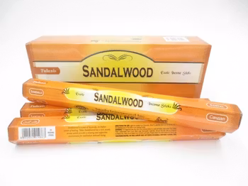 Sandalwood, Sandelträ, Rökelse Hex, Tulasi