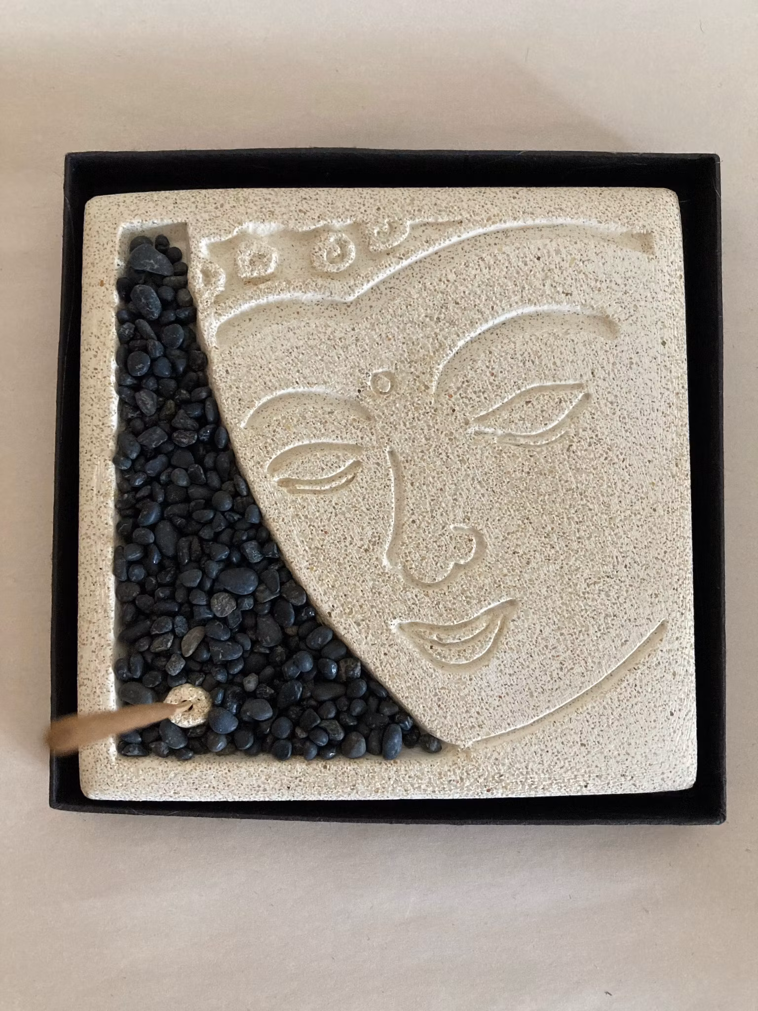 Buddha face, rökelsehållare - Utgående sortiment