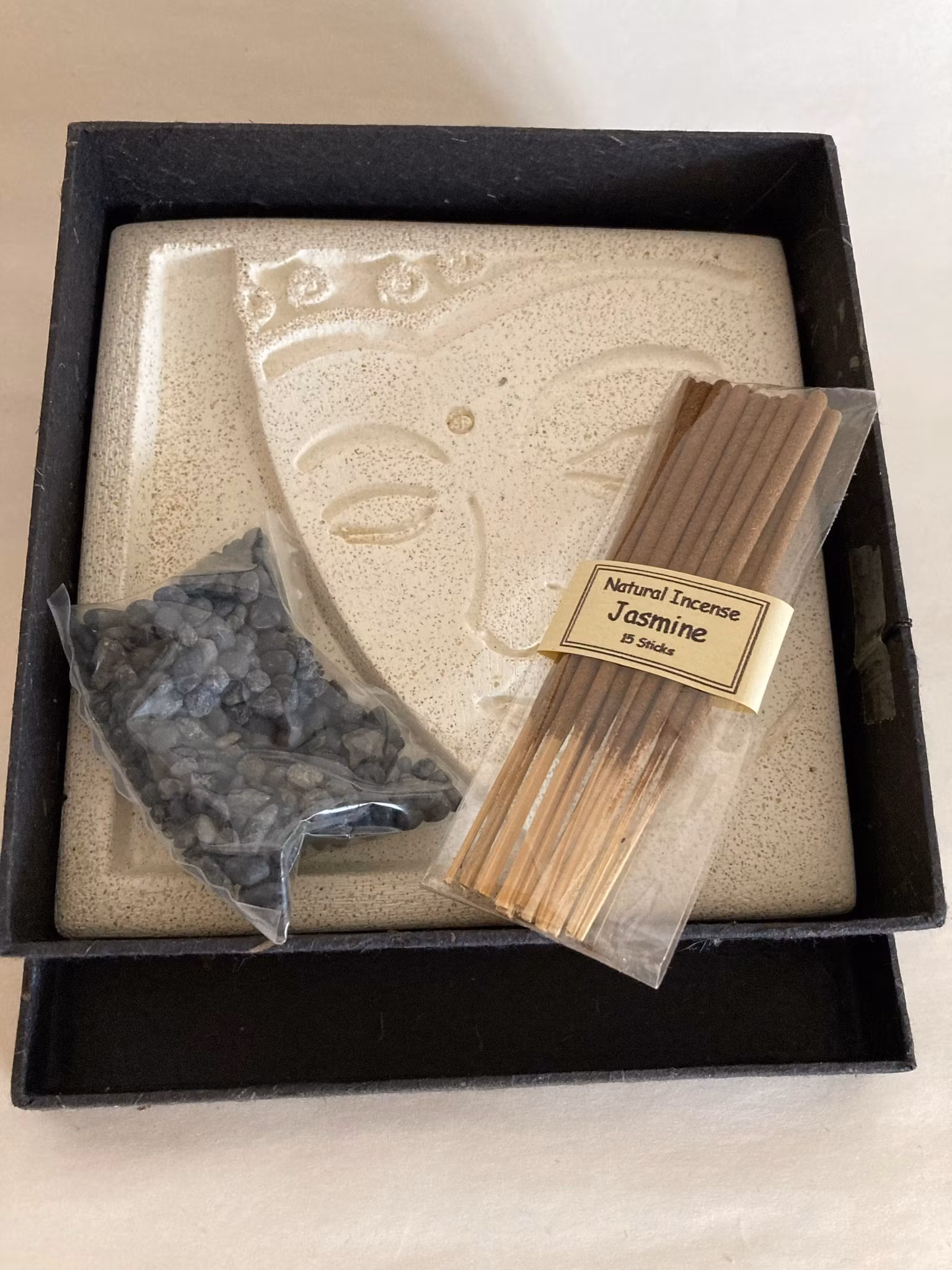 Buddha face, rökelsehållare - Utgående sortiment