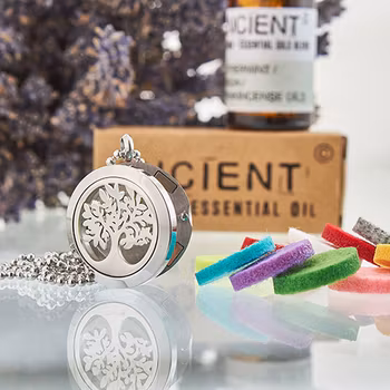 Aromahalsband Livets träd 25mm