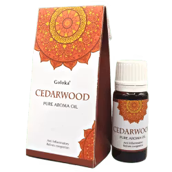 Cedarwood, Doftolja, 10ml Goloka