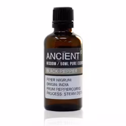 Svartpeppar, Black Pepper, Eterisk Olja 50ml, Ancient Wisdom
