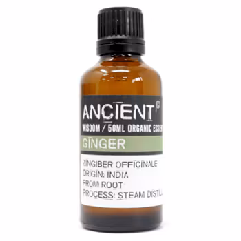 Ingefära Organic, Ginger, Eterisk Olja 50ml, Ancient Wisdom