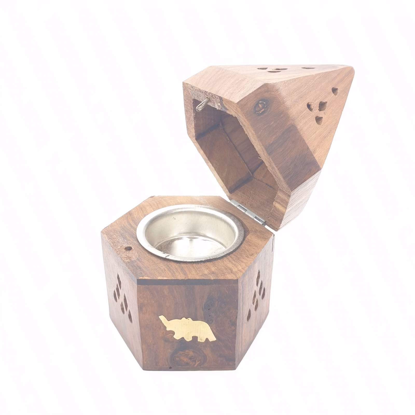 Pyramid låda för koner, Elefant, Rökelsehållare