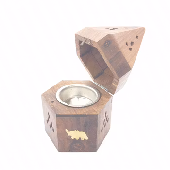 Pyramid låda för koner, Elefant, Rökelsehållare