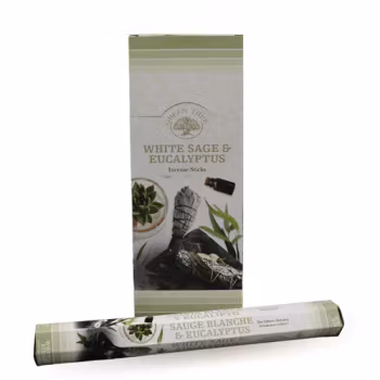 White Sage & Eukalyptus, rökelse, Green Tree