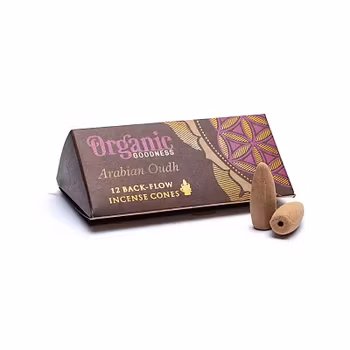 Arabian Oudh Backflow rökelser, Song of India, Organic
