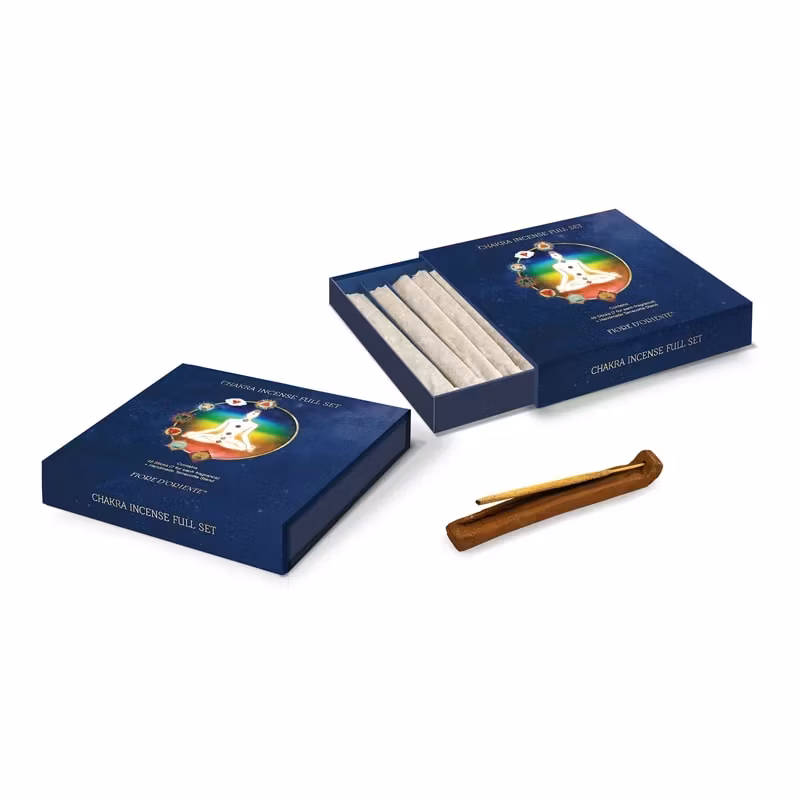 Chakra set, rökelse, Fiore d'Oriente