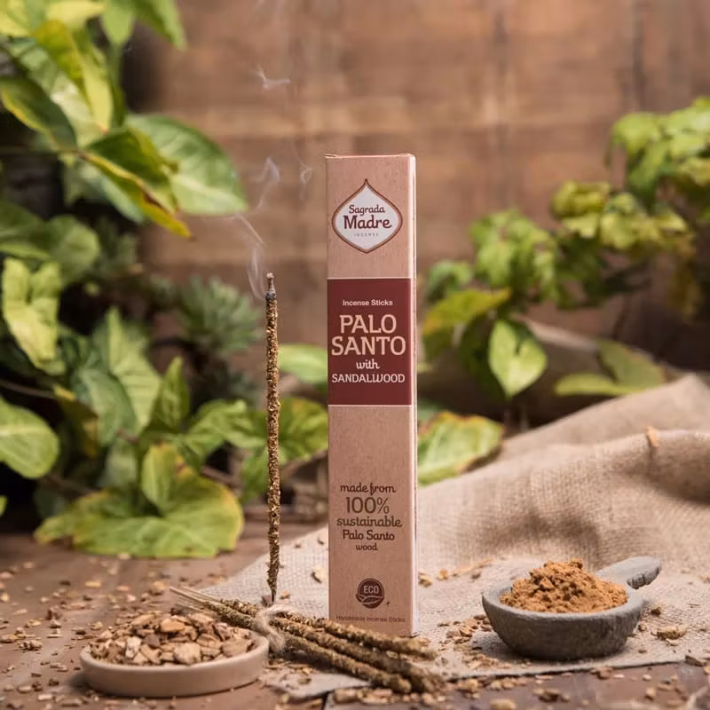 Palo Santo & Sandalwood, rökelsepinnar, Sagrada Madre