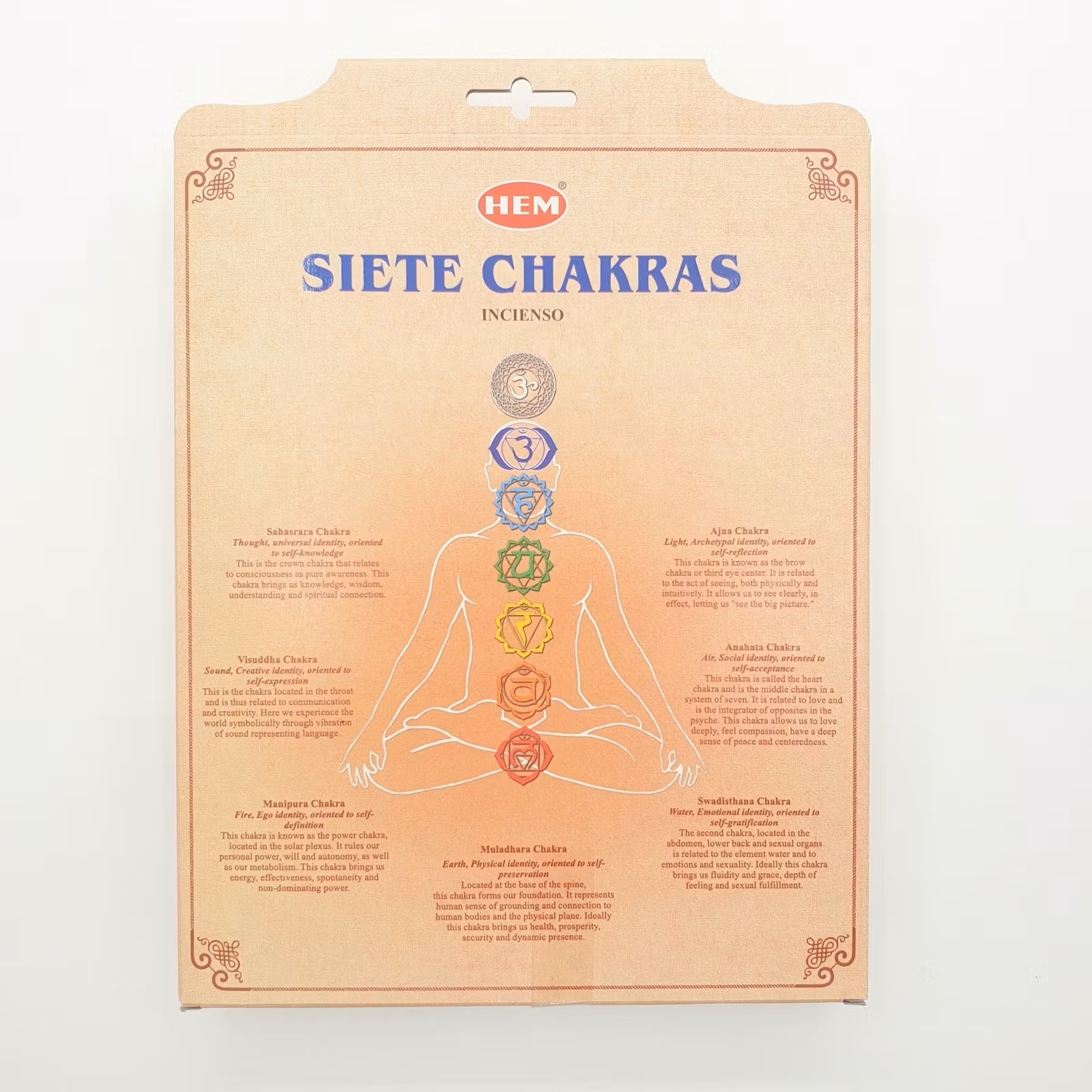 7 Chakras, 7-pack HEM Hex