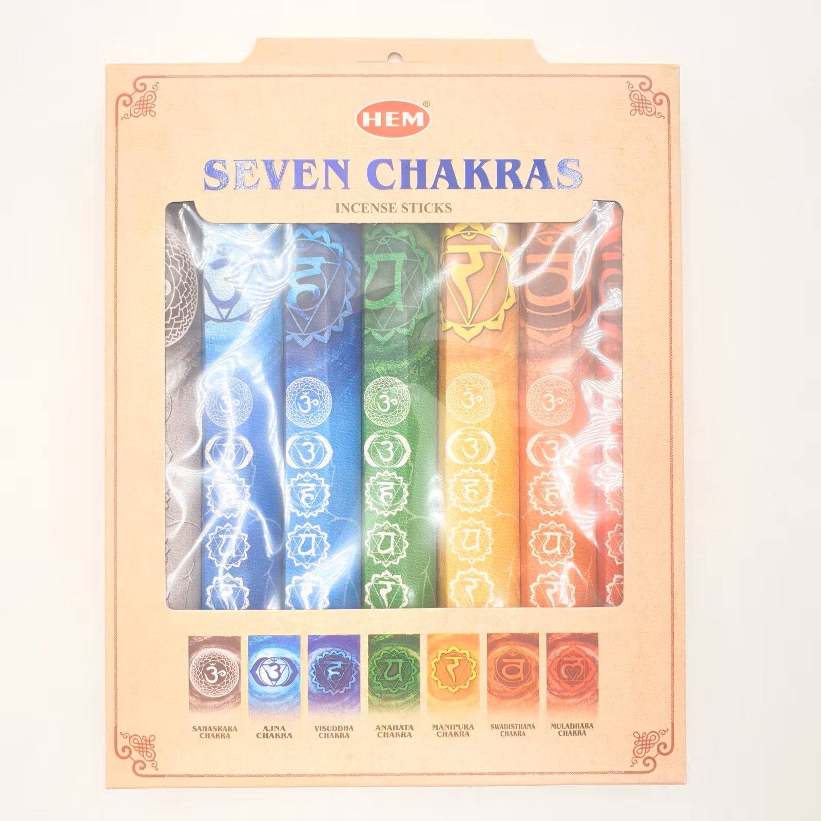 7 Chakras, 7-pack HEM Hex