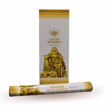 Lucky Buddha, rökelse, Green Tree