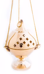 Hängande rökelsekärl mässing