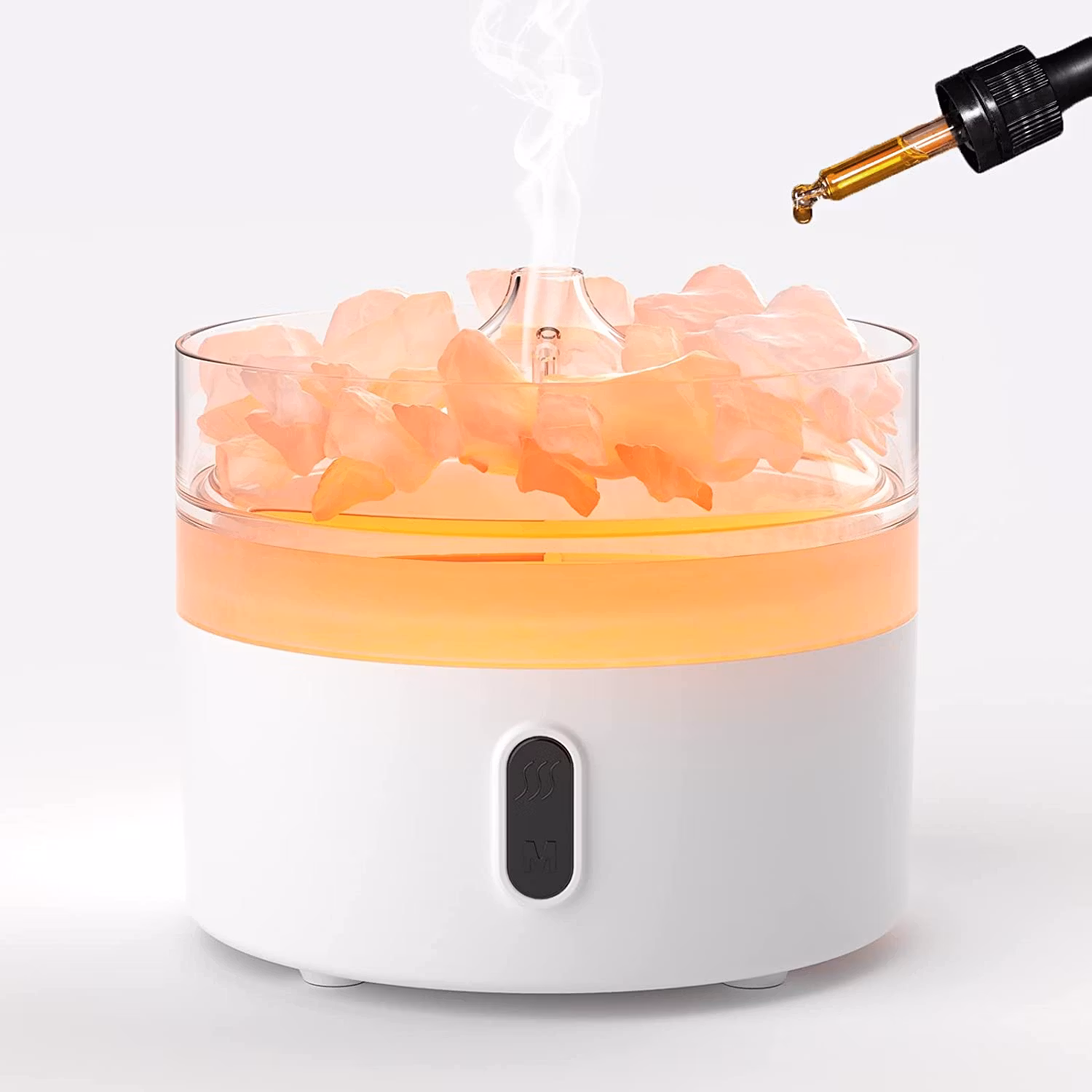 Himalayan Salt Aroma Diffuser, Elektrisk Aromalampa USB, AW