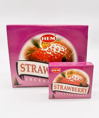 Strawberry, rökelsekoner, HEM