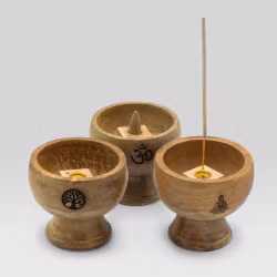 Rökelseskål Livets träd, Rökelsehållare, Mangoträ