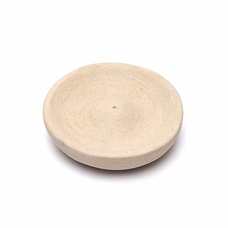 Rosa rund, Rökelsehållare Sandsten