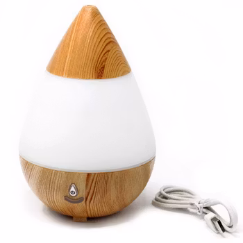 Teardrop Aroma Atomiser, Elektrisk Aromalampa USB färgspel
