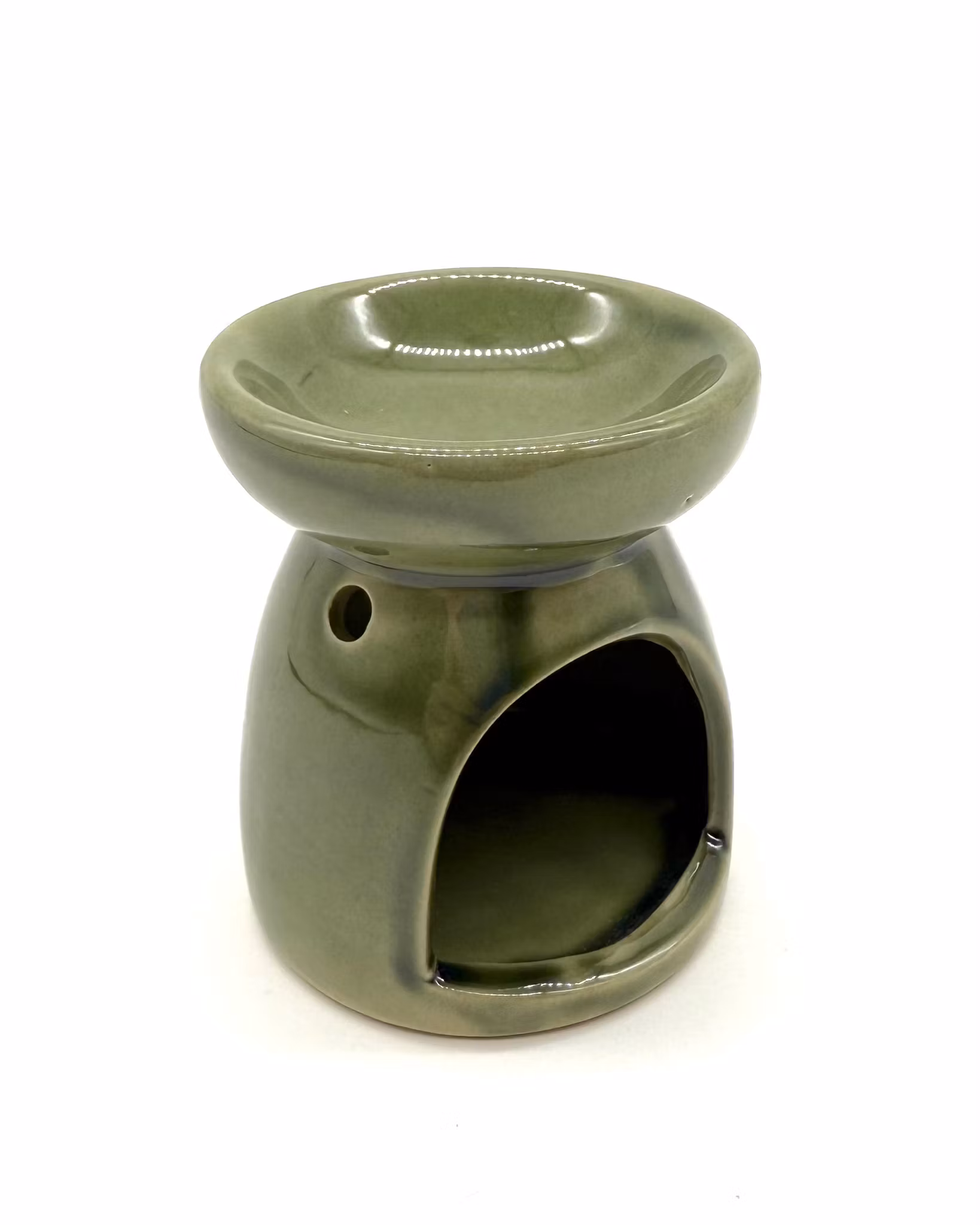 Liten Aromalampa med Trädmotiv, Grön Aromalampa