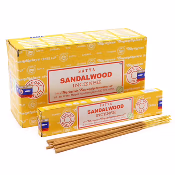 Sandalwood, Rökelse, Storpack, Satya