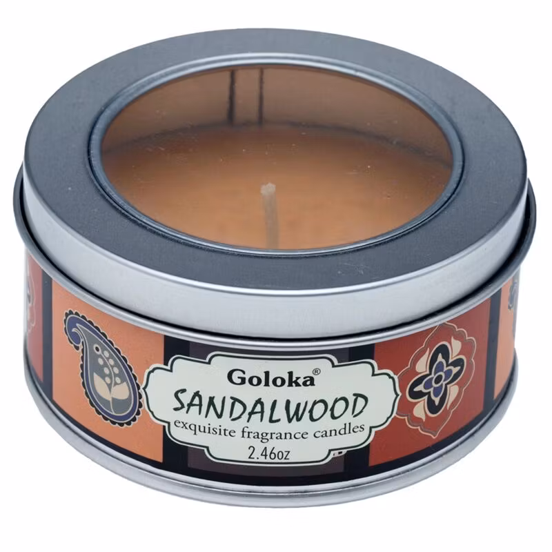 Sandalwood 70g Doftljus, Goloka