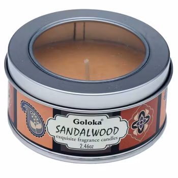 Sandalwood 70g Doftljus, Goloka