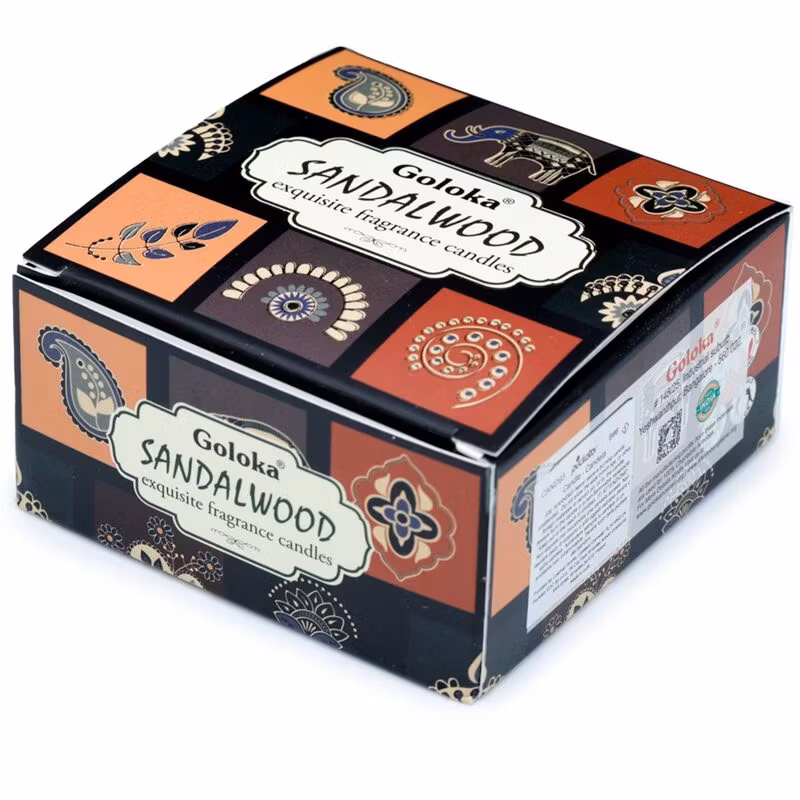 Sandalwood 70g Doftljus, Goloka