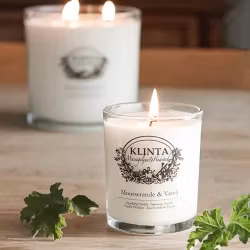 Mousserande & Vanilj, Doftljus & Massageljus 18h, Klinta
