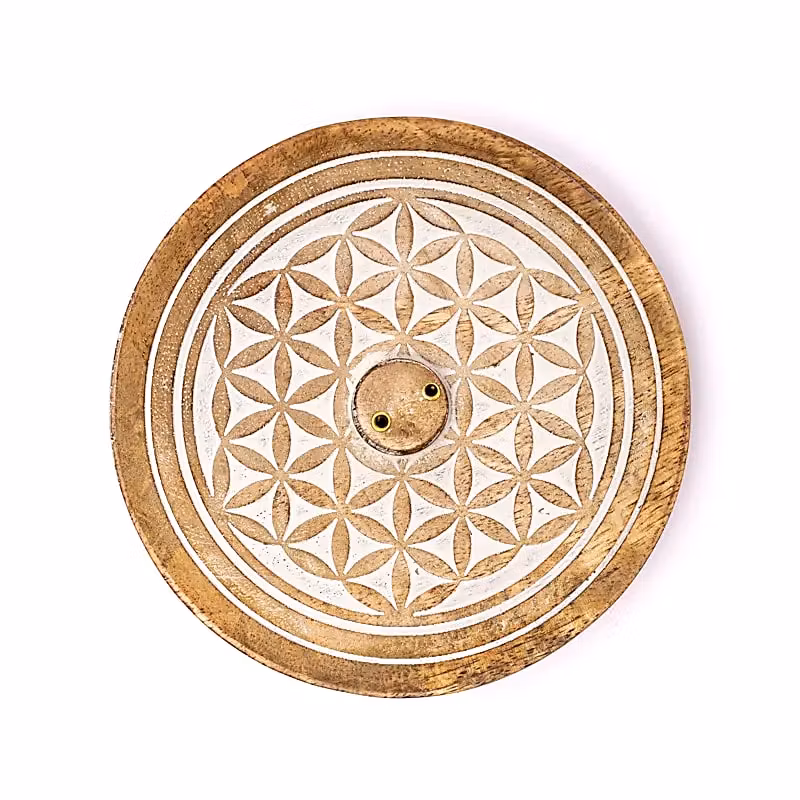 Flower of Life, Rökelsehållare, Mangoträ