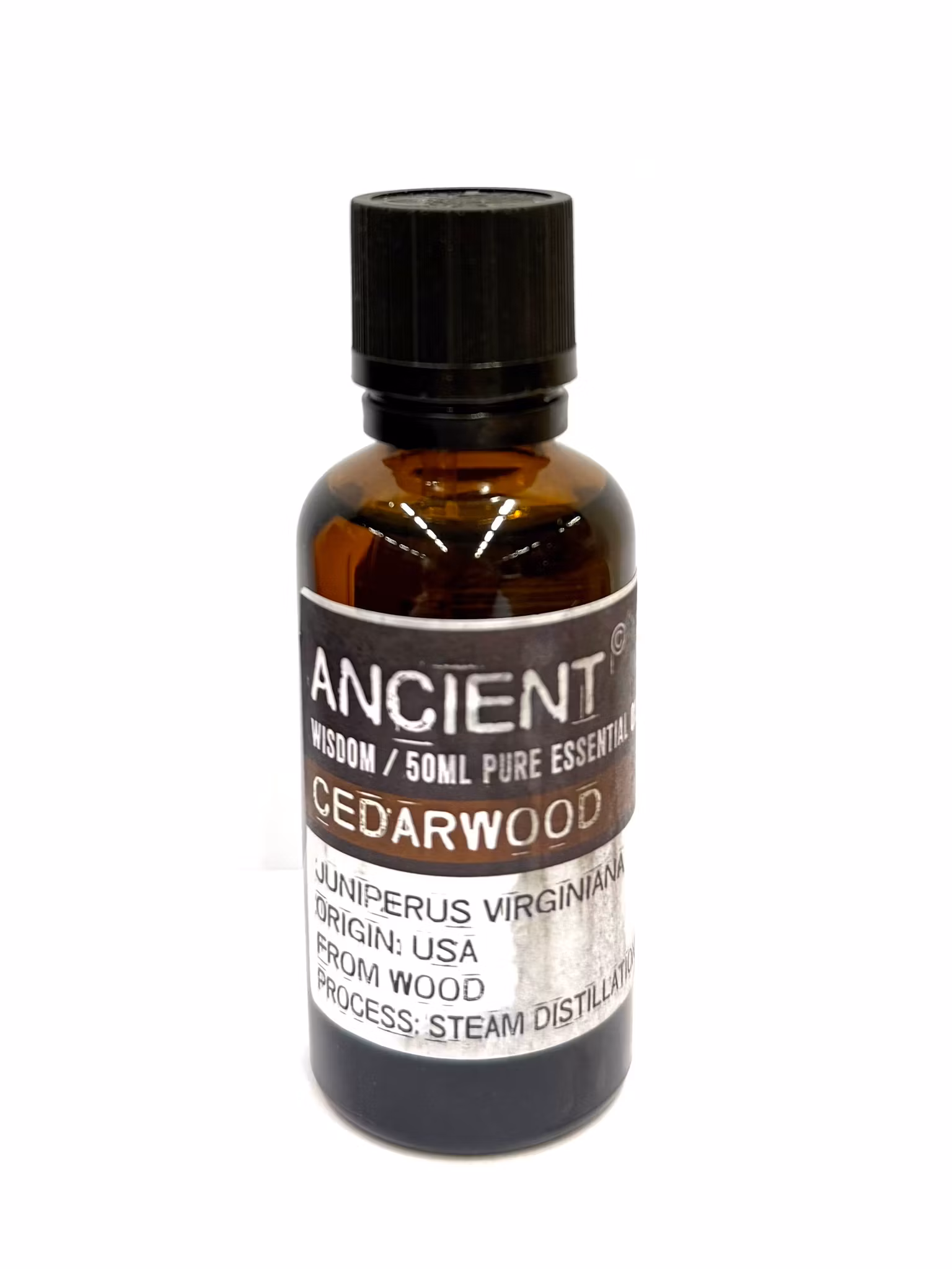 Cederträ, Eterisk Olja 50ml, Etikett trasig, 40% rabatt
