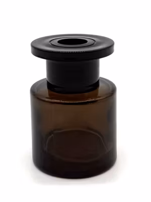 Amber glasflaska med lock 50ml, DIY Doftpinnar