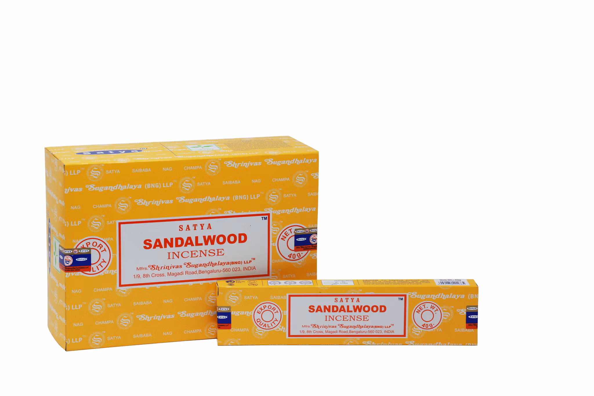 Sandalwood, 40g Rökelse, Satya