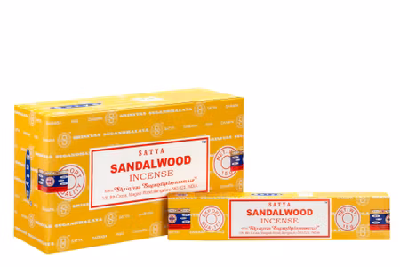 Sandalwood, Sandelträ, 15g Rökelse, Satya