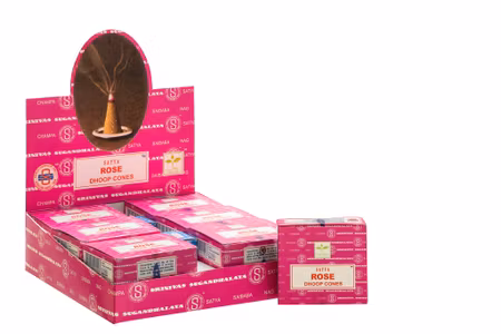 Rose, Ros, Dhoop rökelsekoner, Satya