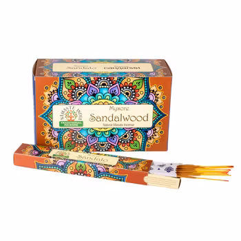 Sandalwood, Sandelträ, Rökelse, Namaste India