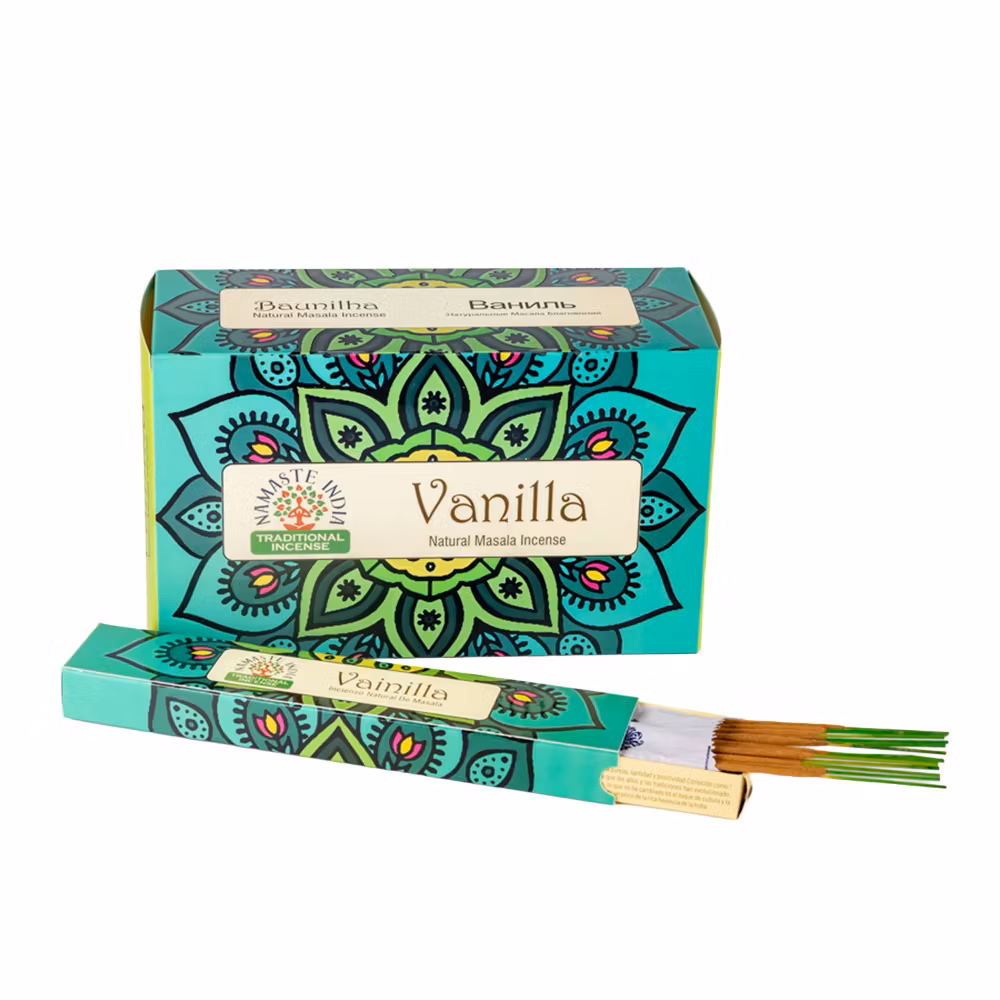 Vanilla, Vanilj, Rökelse, Namaste India