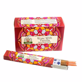 Rose with Vanilla, Rökelse, Namaste India
