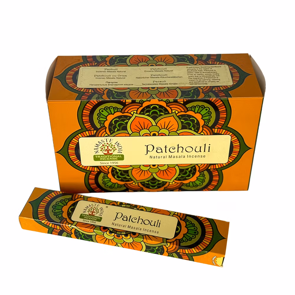 Patchouli, Rökelse, Namaste India