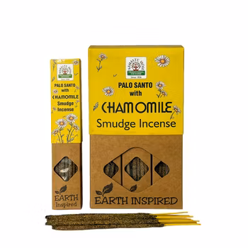 Palo Santo with Chamomile, Smudge Rökelse, Earth Namaste India