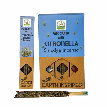 Palo Santo with Citronella, Smudge Rökelse, Earth Namaste India