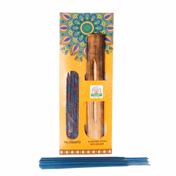 Palo Santo med rökelsehållare, Namaste India