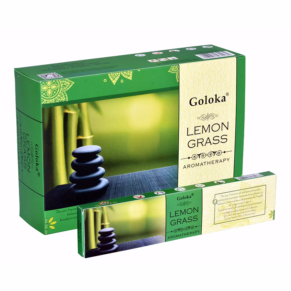Lemongrass, Citrongräs, Aromatherapi 15g, Goloka rökelse