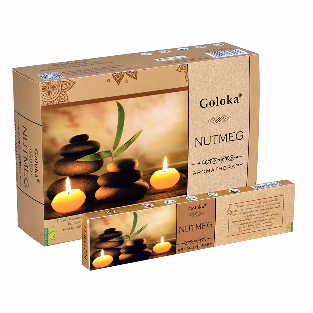 Nutmeg, Muskot, Aromatherapi 15g, Goloka rökelse