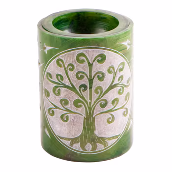 Yggdrasil grön täljsten, Aromalampa