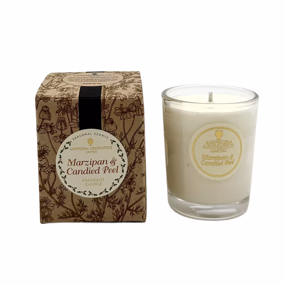 Marsipan & kanderat apelsinskal, Doftljus 20h, Amphora Aromatics