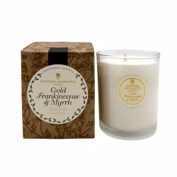 Gold, Frankincense & Myrrh, Doftljus 40h, Amphora Aromatics