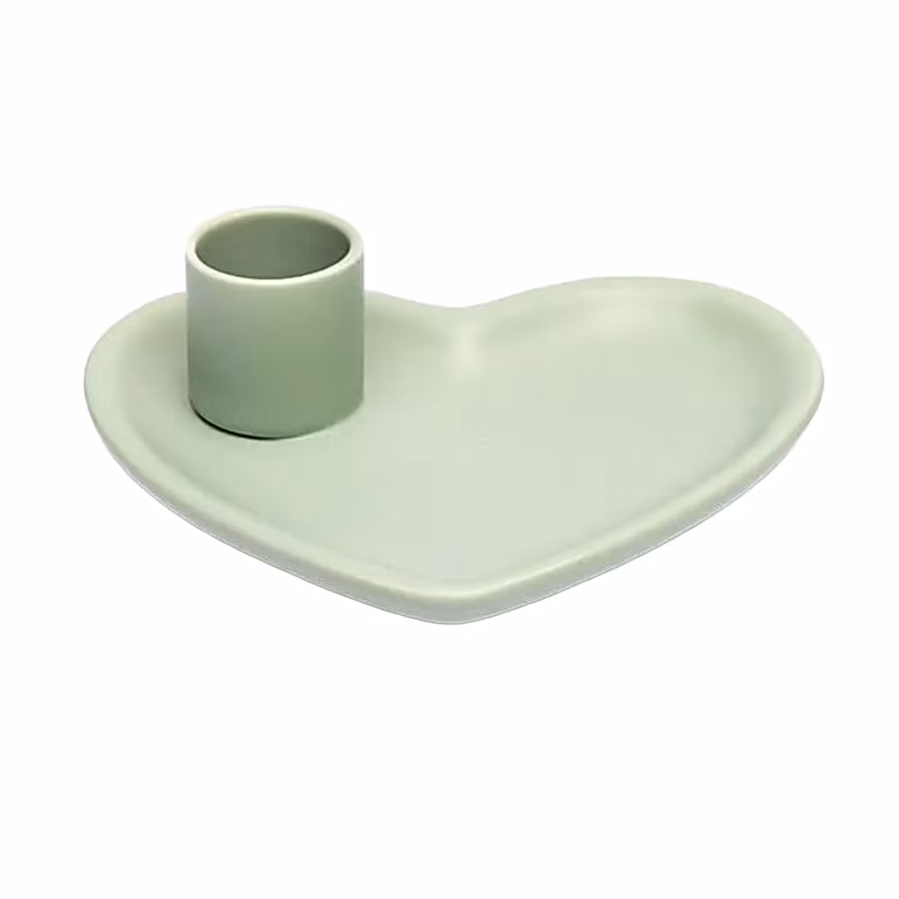 Grönt hjärta, Rökelsehållare för smudge & palo santo