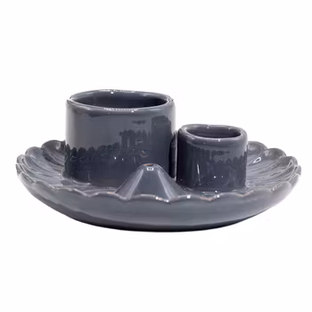 Lotusblomma grå, Rökelsehållare för smudge & palo santo