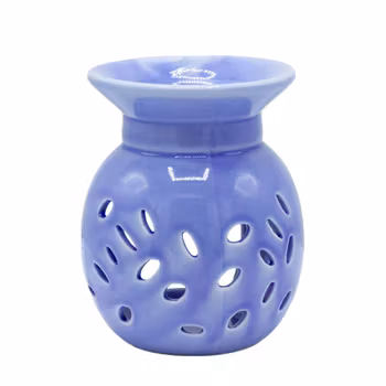 Floral, Lavendel färgad, Aromalampa